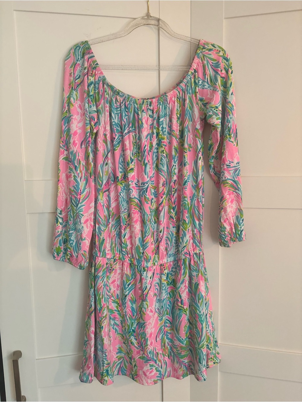 Lilly Pulitzer Lana Romper Dress in Unicorn of the Sea Size XS - Picture 4 of 7